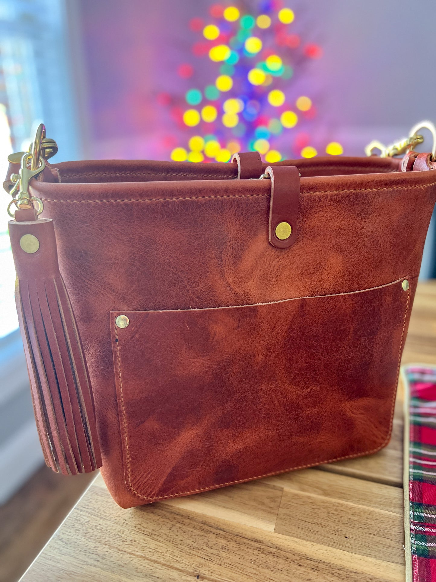 Bennett “shorty” Bucket in English Tan Derby Horween