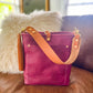 Bennett Bucket in Vachetta Lilac