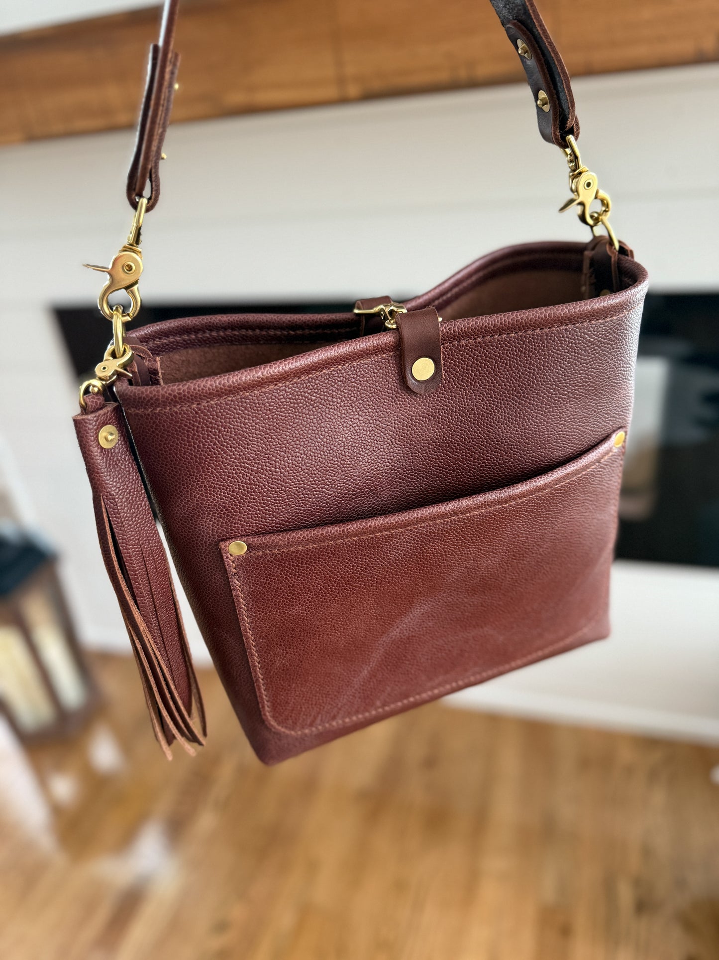 Bennett “shorty” Bucket in Horween Montana Chocolate