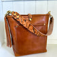 Bennett Bucket in Miel Cuoio Italian Leather w/Candy Strap