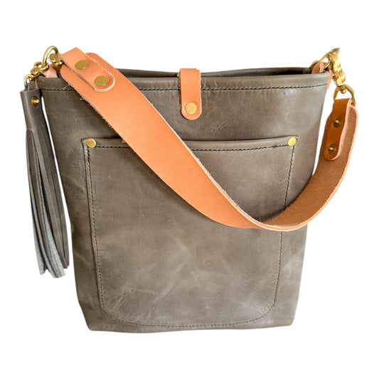 Bennett Bucket in Seagrass Derby Horween