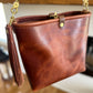Hobo Bucket in Horween Brown Nut Dublin w/Candy Strap