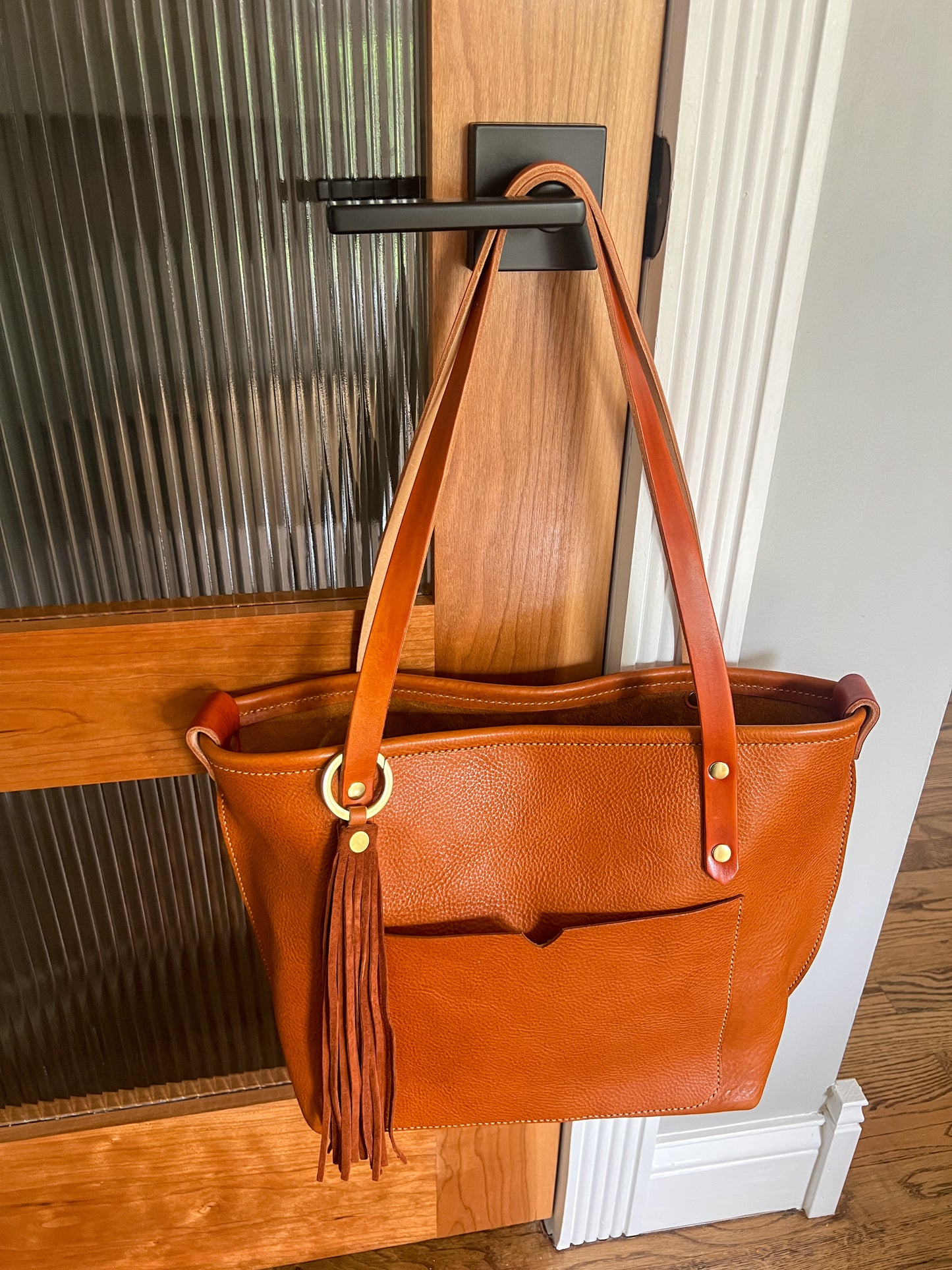 Carryall Tote in Ginger Vachetta