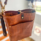 Bennett Bucket in Wooden Vachetta Leather