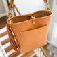 Bennett Bucket in Natural Vachetta (non-milled)