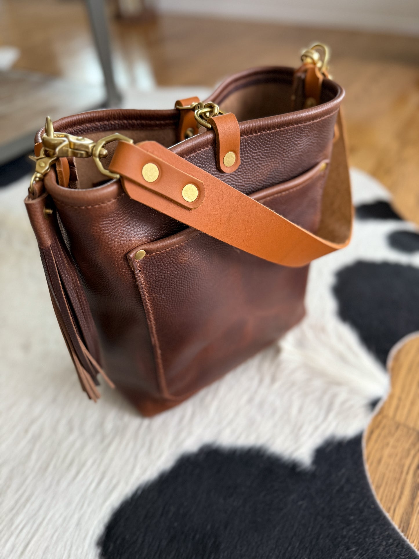 Bennett Bucket in Horween Football Limited Edition