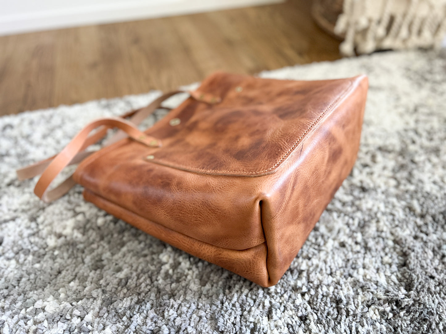 Classic Tote in Horween Natural Derby