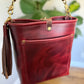 Bennett Bucket in Burgundy Chromexcel Horween