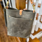 Bennett Bucket in Seagrass Derby Horween