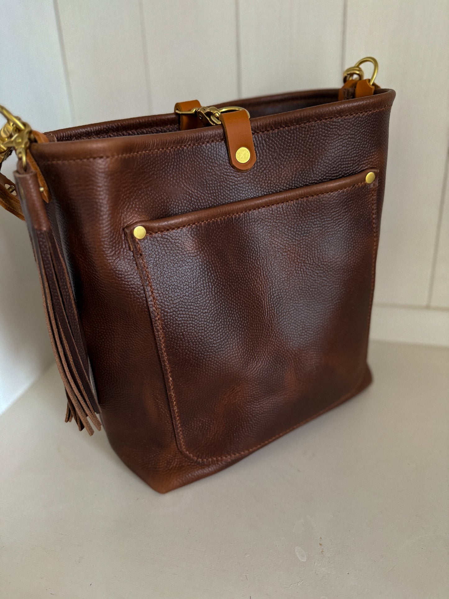 Bennett Bucket in Horween Football Limited Edition