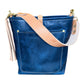 Bennett Bucket in Horween Cobalt Derby Veg Tan Leather