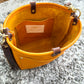 Bennett “shorty” Bucket in Italian Mustard Vachetta