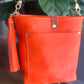 Bennett Bucket in Mandarin Vachetta