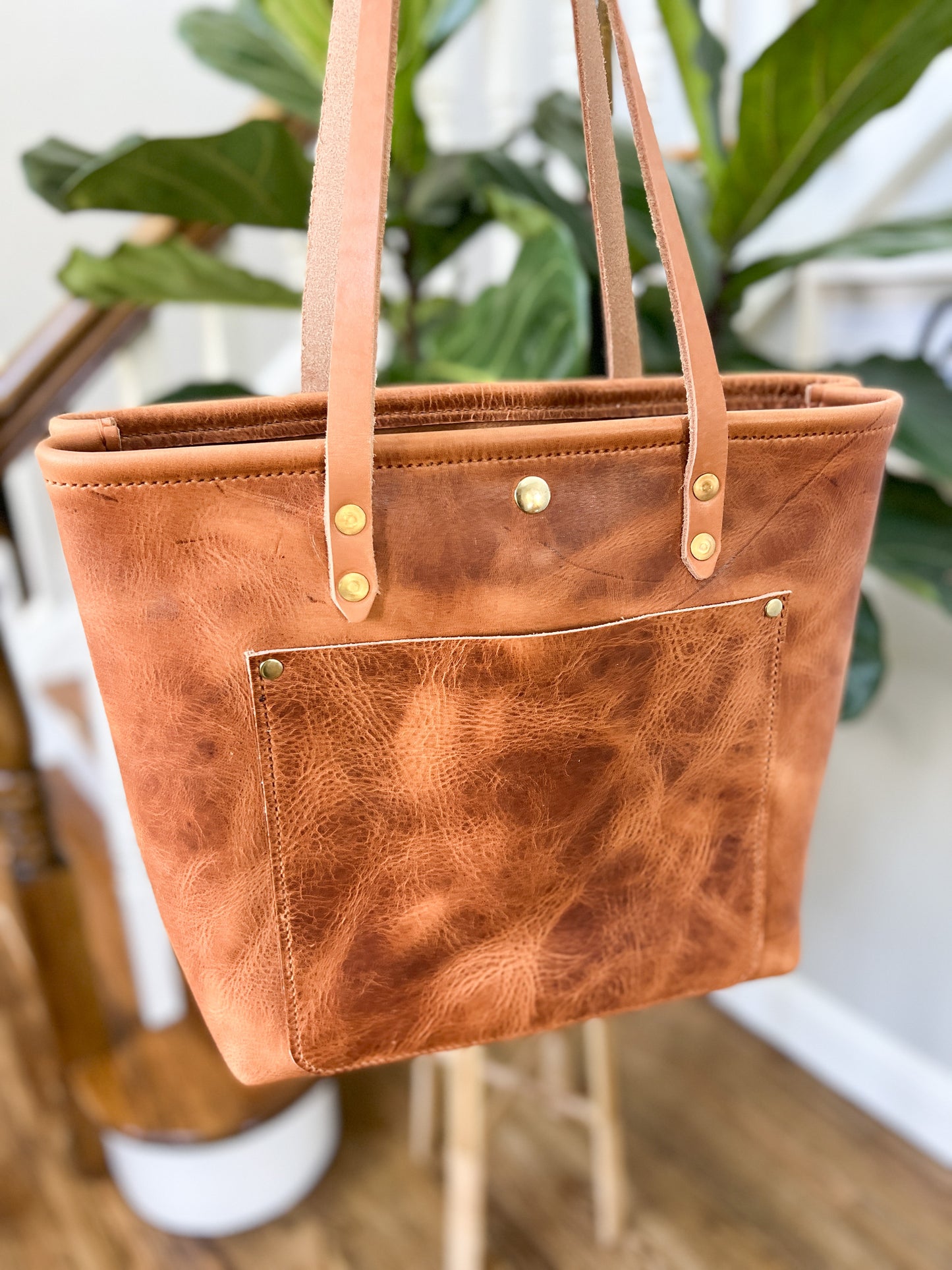 Classic Tote in Horween Natural Derby