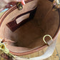 Hobo Bucket in Horween Brown Nut Dublin w/Candy Strap