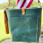 Bennett Bucket in Aqua Pearl Horween