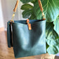 Hobo Bucket in Evergreen Vachetta