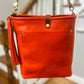 Bennett Bucket in Mandarin Vachetta