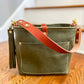 Bennett “shorty” Bucket in Olive Vachetta Full Grain Leather