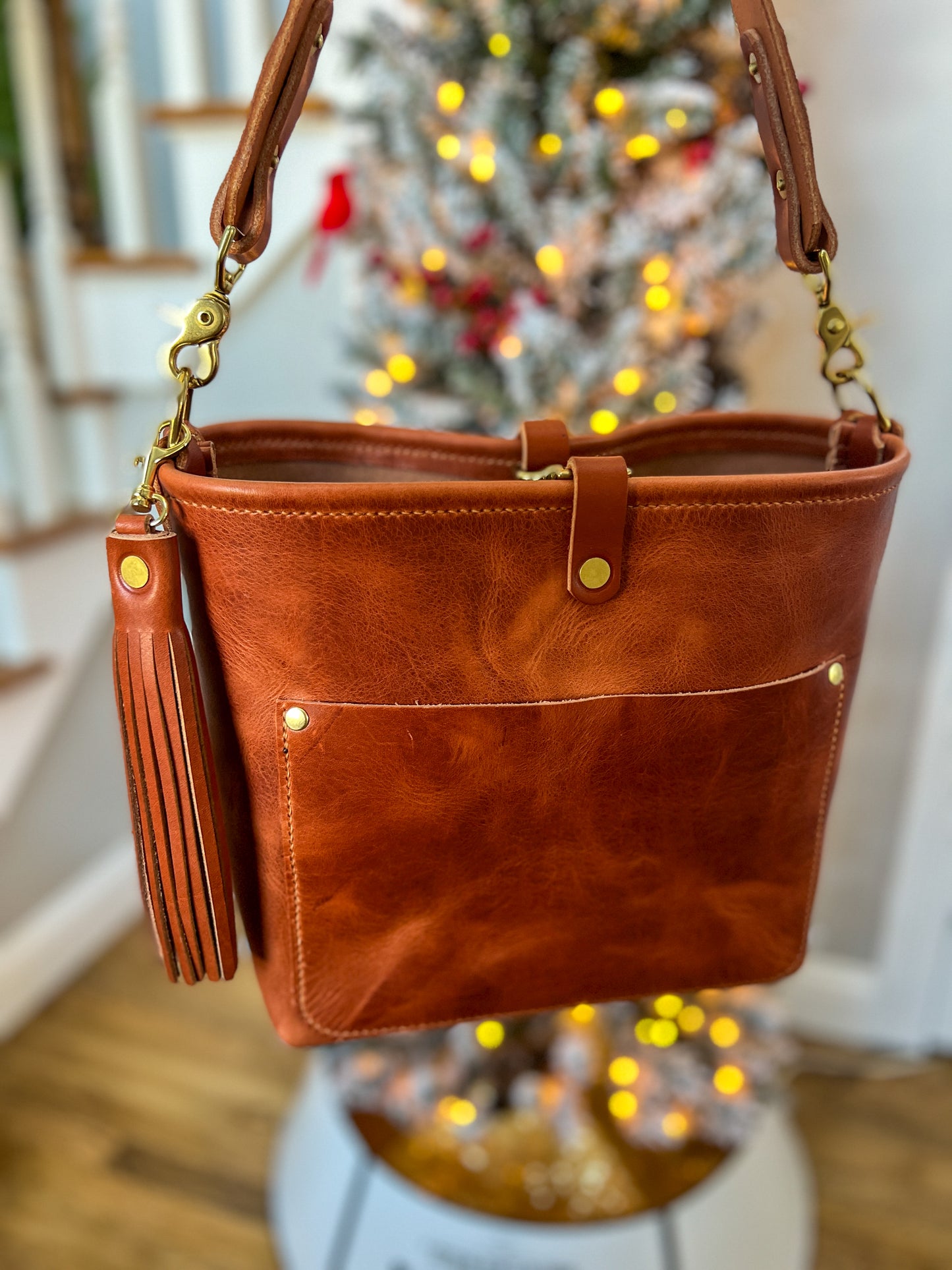 Bennett “shorty” Bucket in English Tan Derby Horween