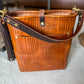 Bennett Bucket in Wooden Vachetta Leather