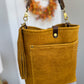 Bennett Bucket in Goldenrod Full Grain Bison