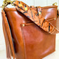 Bennett Bucket in Miel Cuoio Italian Leather w/Candy Strap