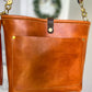 Bennett “shorty” Bucket in Toffee Veg Tan Leather