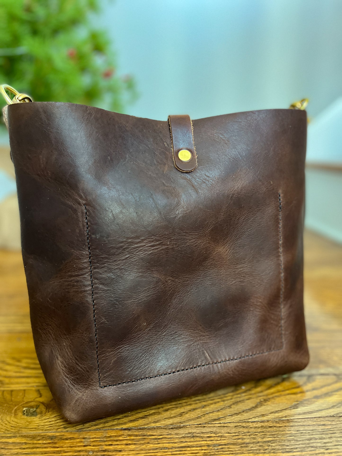 Bennett “shorty” Bucket in Brown Nut Derby Horween