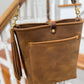 Bennett Bucket in Full Grain Tobacco