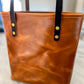 Tall Tote in Butterscotch Horween