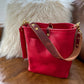 Bennett Bucket in Ruby Vachetta