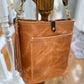 Bennett Bucket in Light Natural Derby Horween