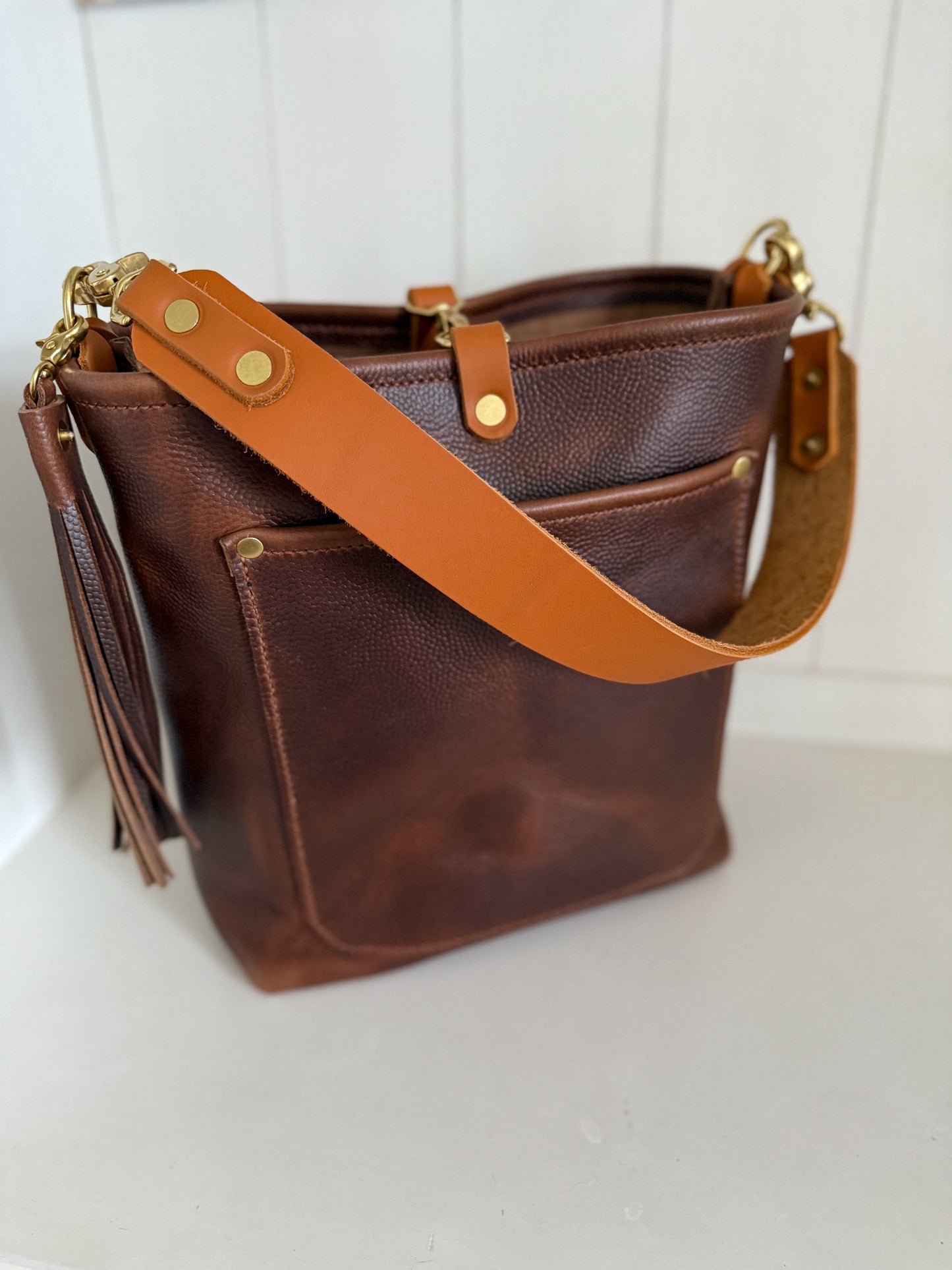 Bennett Bucket in Horween Football Limited Edition