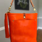 Bennett Bucket in Mandarin Vachetta