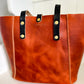 Large Shopper Tote in Horween English Tan Derby Leather