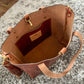 Medium Tote in Cherry Veg Tan