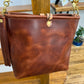 Hobo Bucket in Horween Brown Nut Dublin w/Candy Strap