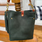 Bennett Bucket in Evergreen Vachetta