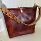 Hobo Bucket in Horween Brown Nut Dublin w/Candy Strap