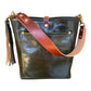 Bennett Bucket in Pine Cuoio Italian Leather