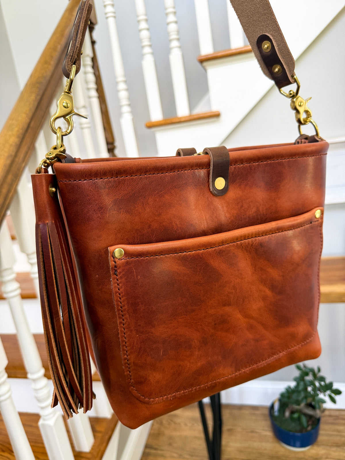 Bennett “shorty” Bucket in Horween English Tan