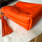 Bennett Bucket in Mandarin Vachetta