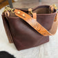 Hobo Bucket Horween Chocolate Full Grain Leather