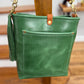 Bennett Bucket in Shamrock Green Full Grain Leather