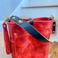 Bennett Bucket in Chili Pepper Full Grain Leather