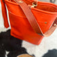 Bennett Bucket in Mandarin Vachetta