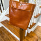 Bennett Bucket in Miel Cuoio Italian Leather w/Candy Strap
