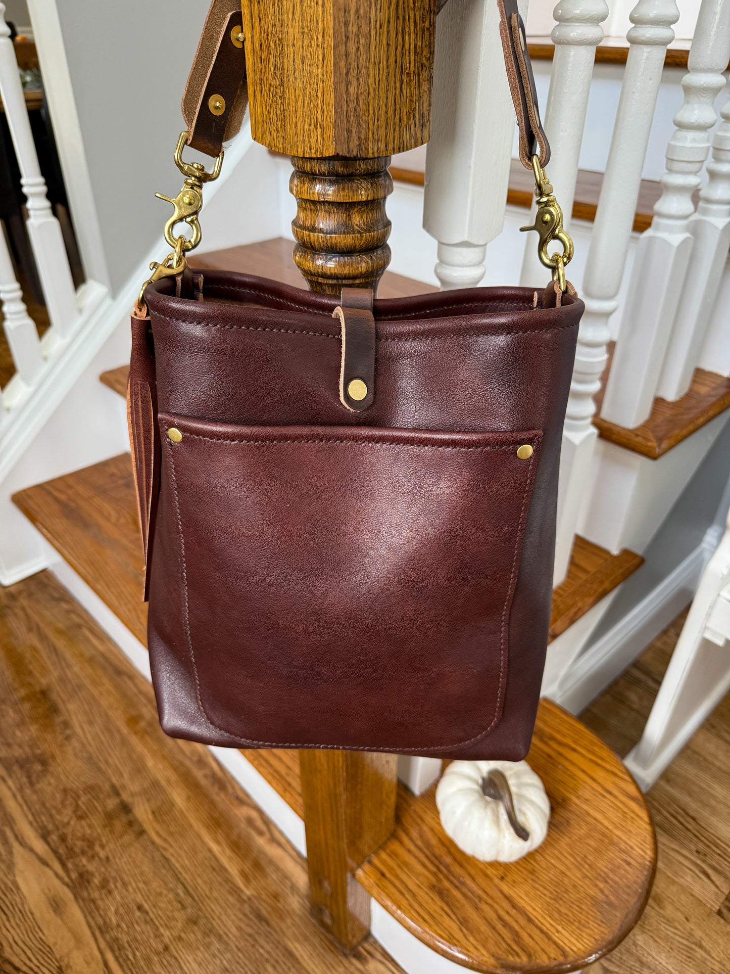 Bennett Bucket in Luxe Horween