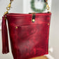 Bennett Bucket in Russet Horween Derby Leather